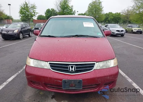 2003 Honda Odyssey Ex-L из США, поврежденный, VIN 5FNRL18993B009180
